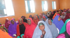 Hygiene promotion training for 125 women and 75 men IDPs in Daynile