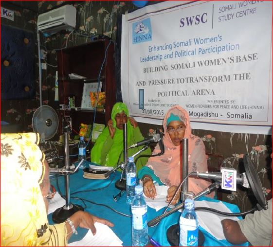 BUILDING SOMALI WOMEN’S BASE AND PRESSURE TO TRANSFORM THE POLITICAL ARENA